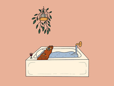 Relaxation Station design drawing illustration ipad pro procreate procreate app womenofillustration womenwhodraw