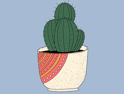 Cute Cactus cactus drawing illustration ipad pro plants procreate procreate app trendy womenofillustration womenwhodraw