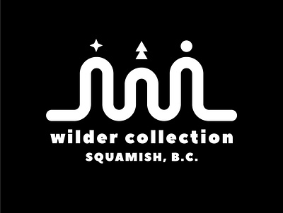 Wilder Collection Shirt freelance graphic design illustration illustrator lines minimalism mountain screen print screen printing shirts squamish tree trees vancouver