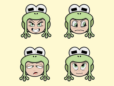 Froggy animation design flat illustration illustrator minimal vector