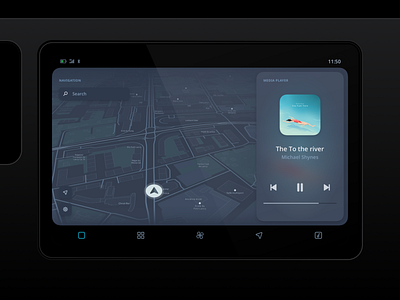 Custom theme for Android Automotive car infotainment system android app design android automotive car dashboard car ui carplay hmi instrument cluster