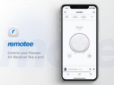 remotee - remote app for Pioneer AV Network Receivers control fraczyk pioneer player receiver remote sound