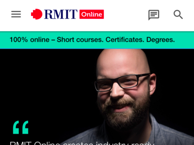 RMIT Online - Responsive Marketing Website