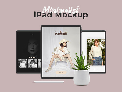 iPad Mockup Template template