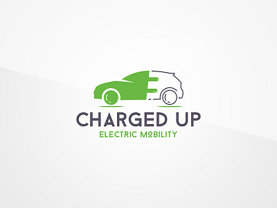 Electric Car Logo auto car electric ev logo template vehicle