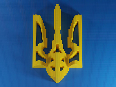 Support Ukraine 3d blender closetheskyoverukraine supportukraine ukraine