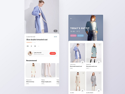 E-Commerce App UI Design app apparel branding buy closet clothes design ecommerce fashion interface mobile outfit shopping ui wardrobe