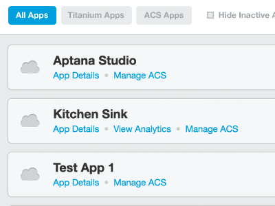 App Management Dashboard appcelerator apps cloud dashboard development management titanium