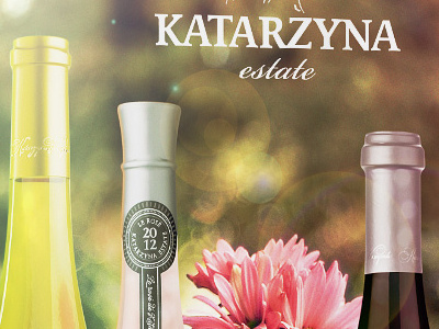 Katarzyna Spring Page magazine print retouch wine