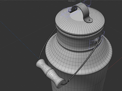 Milk Can 3d