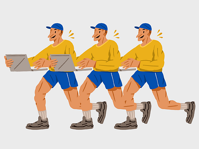 Running’s editorial illustration illustration illustrator