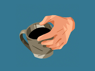 A cup of coffee animation art artwork design editorial illustration illustration illustration art illustrator procreate vector