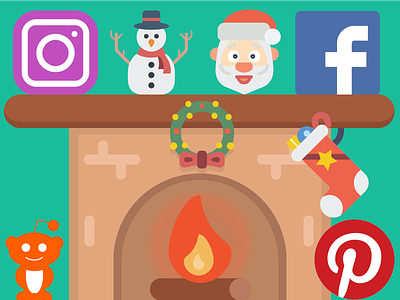 Free Icons christmas flat design free ions smashicons social media