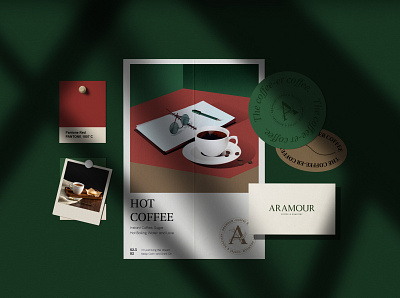 Aramour - coffee branding coffee design graphic design illustration art illustrator logo po poster vector vietnam