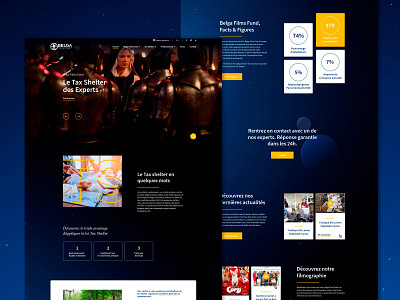 Belga Films Fund - Webdesign belga communication creative design fund graphic movie nicolastumerelle ui ui design ux ux design ux ui website