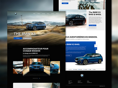 BMW X3 - Part 3 bmw car creative design desktop graphic parallax ui ui design ux ux ui ux design ux ui website