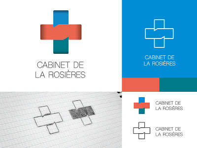 Logo - Cabinet La Rosières #1 branding creative design graphic illustration layout logo medical medical logo medicine vector