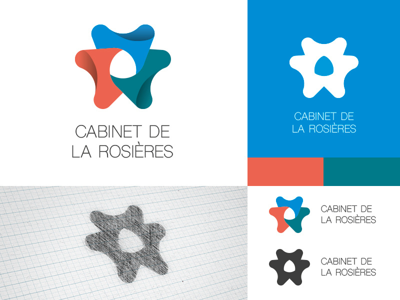 Logo - Cabinet La Rosières #3 vector illustration logotype logo creative design graphic doctor medicinal medicine medic medical