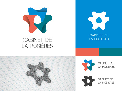 Logo - Cabinet La Rosières #3 creative design doctor graphic illustration logo logotype medic medical medicinal medicine vector