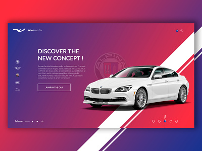Alpina - Splashpage Car Dealer #1 alpina car creative design desktop graphic ui ui design ux ux ui ux design ux ui website