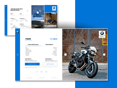 Find Your BMW Motorrad - Platform #3 blue bmw communication creative design desktop graphic design motorbike ui ui design ux ux design website