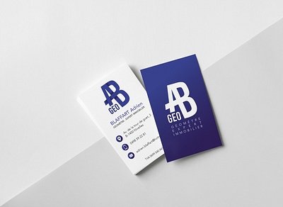 AB Géo / Surveyor and Real Estate Expert branding businesscard charter creative design estate expert graphic logo logotype print real surveyor