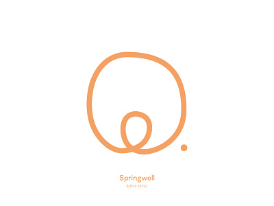 Springwell - Symbol art direction balance branding care corporate design identity design logo logotype natural products spring vitamins wellbeing