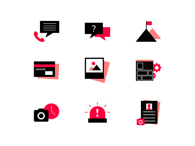 Icon Set for Veu icon icon design icon set iconography illustration ui website