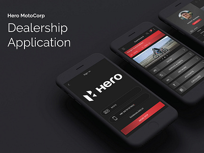 UI Design for Hero MotoCorp