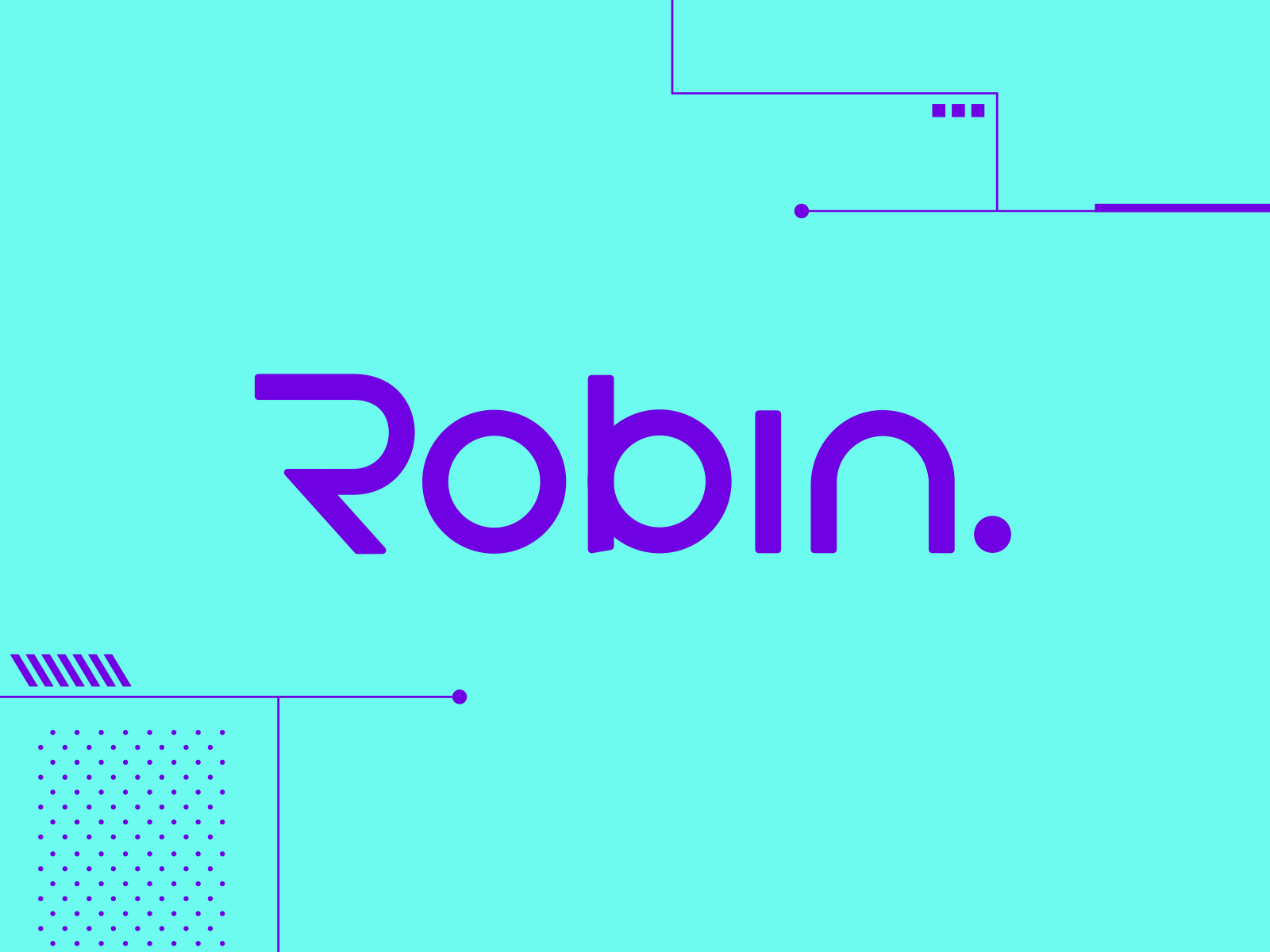 Robin logo animation