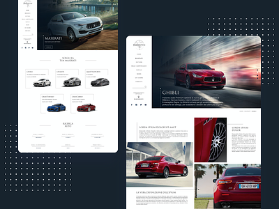 Maserati Website | Concept automotive automotive agency car dealer car seller concept design maserati