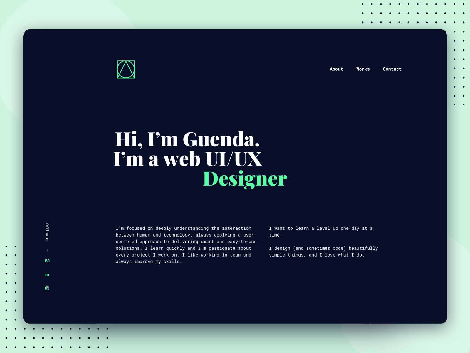 Portfolio | 2018 by Guenda Patron on Dribbble