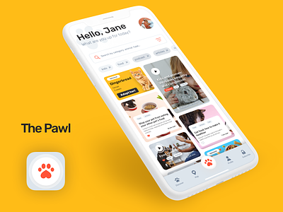 Concept | Per App for Designflows 2020 animal care animals blog filtering filters pal pawl pawn paywall pet app pet care pet friends subscription