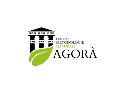 Agora Centro Metodologie Naturali design logo mark symbol