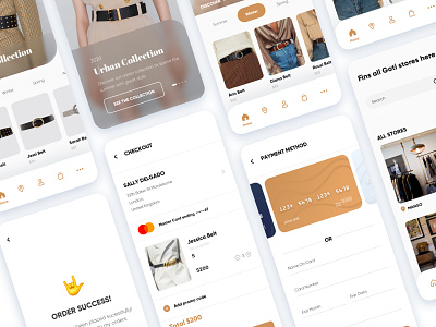 Goti leather belt Mobile application brand design branding branding design colores ios mobile app mobile app design motion design online shop online store ui uiux user experience user interface design userinterface ux
