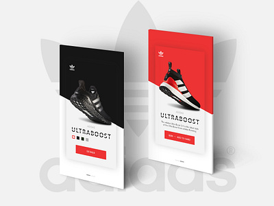 Adidas UI application by Dee on Dribbble
