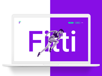 Fitti Web Design brand fitness app responsive sketch app uiux webdesing website