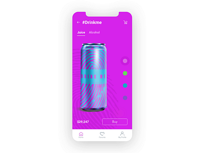 #DrinkMe Soda App animation application branding colores design ios mobile ui uiux ux website