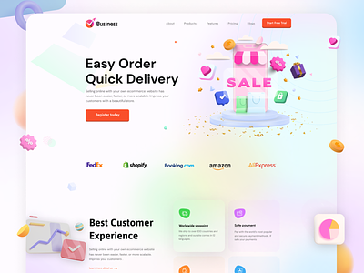 Ebusiness & Ecommerce Website Template