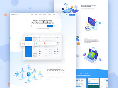 PayKickStart Landing Page Redesign affiliate landing page product design software ui ui design uiux ux ux design ux research web design website wordpress