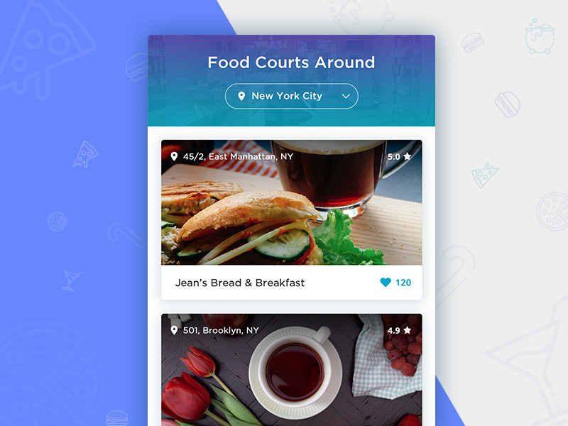 Restaurant App Ui Kit - Wip By Md. Shahadat Hussain On Dribbble