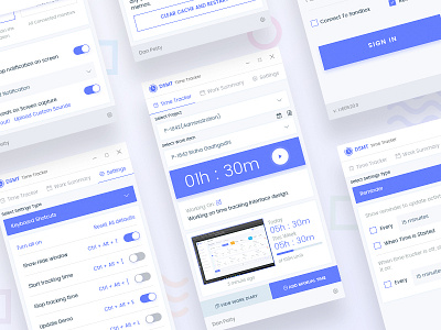 Time Tracking & Billing Desktop Application Design