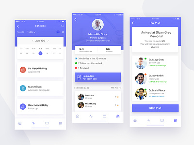Medical/Healthcare Appointment Mobile App Design