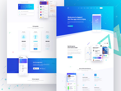 App & Saas Showcase Theme on ThemeForest - Home V1 landing landing page landing page design theme design ui ui design uiux ux ux design web design website design wordpress theme