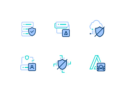 Outline Icon Design For An ERP Saas Product cloud icon icon icon design icon illustraion icons illustraion line icon outline icon saas icon