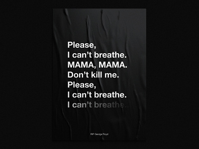 I can't breathe poster 02