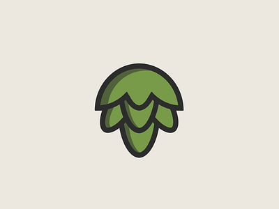 Hoppy logo beer beer art beer branding bold clean hop hoppy icon illustration logo minimal