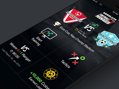 Football Manager absolute app coins dark football game iphone match soccer training