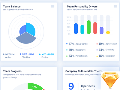 Infographic dashboard in Sketch clean dashboard flat infographic sketch