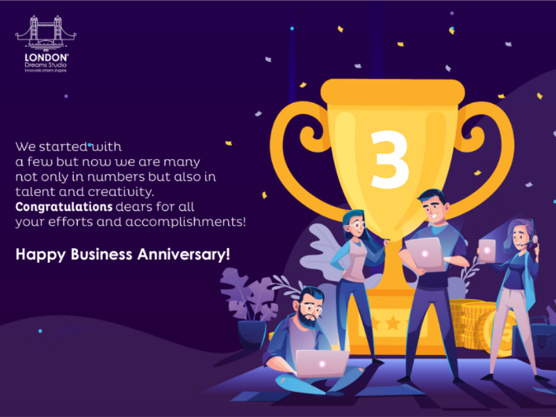 Business Anniversary 🍻 by Prathamesh on Dribbble